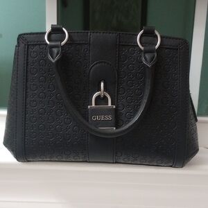 GUESS Black Embossed Women's Bag Nwot